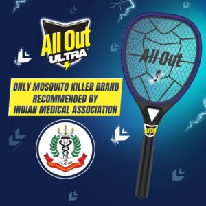All Out Mosquito Kill Racquet | 2X Faster Charging* | Mosquito Bat